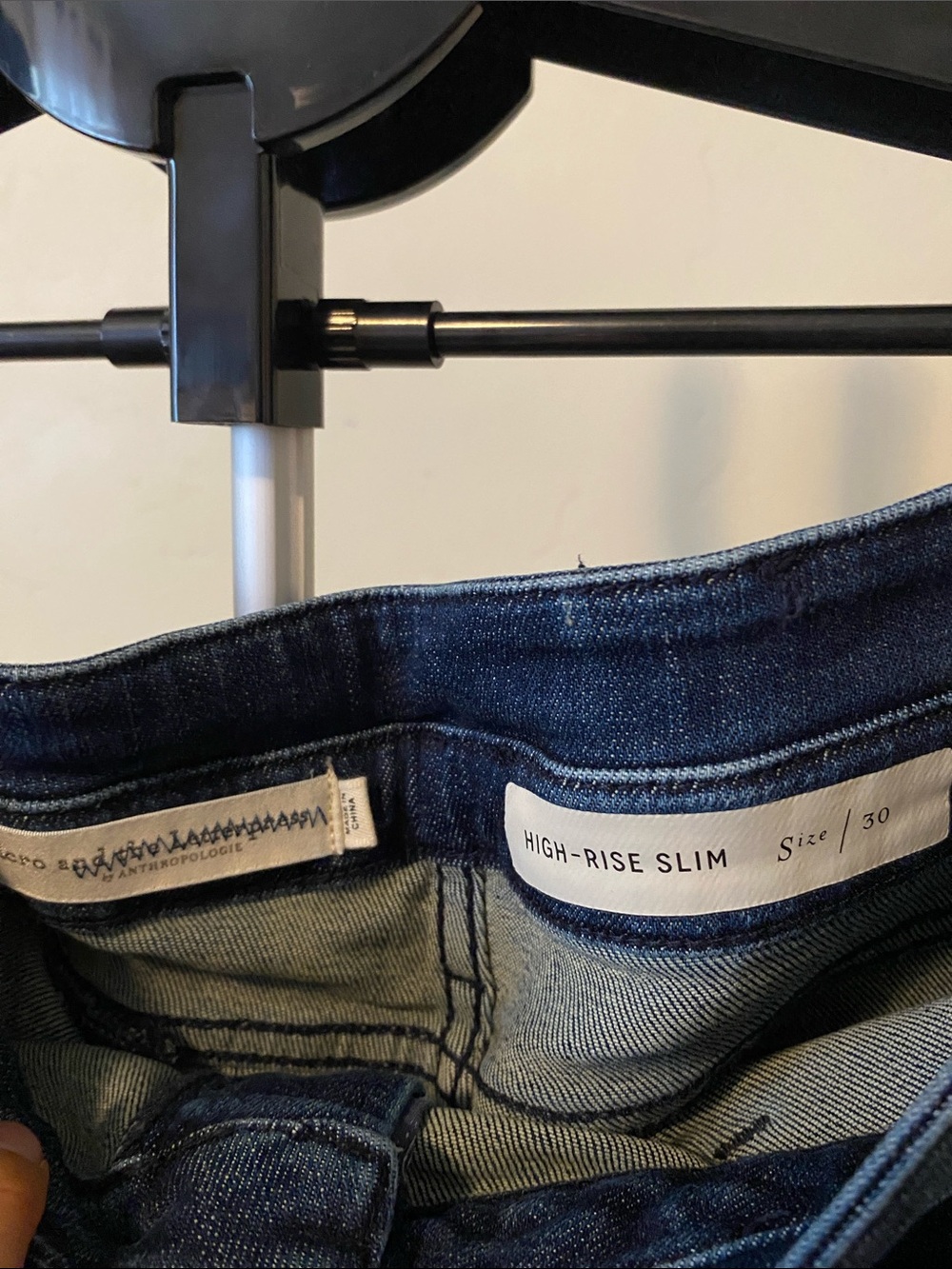 NWOT PILCRO BY ANTHROPOLOGIE size 30 high rise slim - Picture 3 of 5